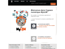 Tablet Screenshot of ent.univ-st-etienne.fr